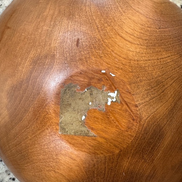 Vintage Wooden Salad Bowl Set - Picture 5 of 16